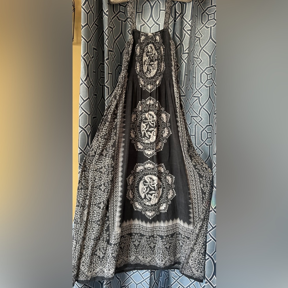 Jackpot Blue and White Patterned Dress